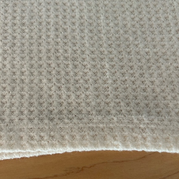 Cream Colored Sweater with Pocket - Picture 3 of 3